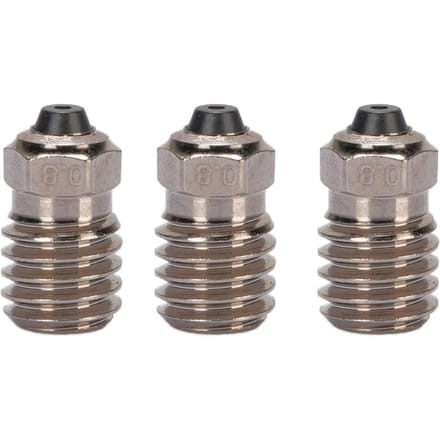 3 Stuks 3D Printer Nozzle Gehard Staal Ni Plating Hittebestendig Extruder Hotend Nozzle voor