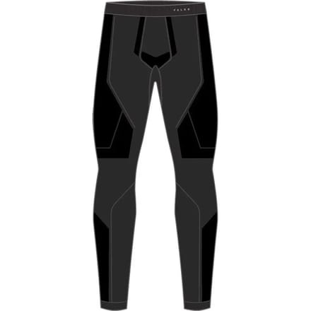 FALKE Warm Long Tights sneldrogend functioneel lang functioneel ondergoed heren zwart - maat L
