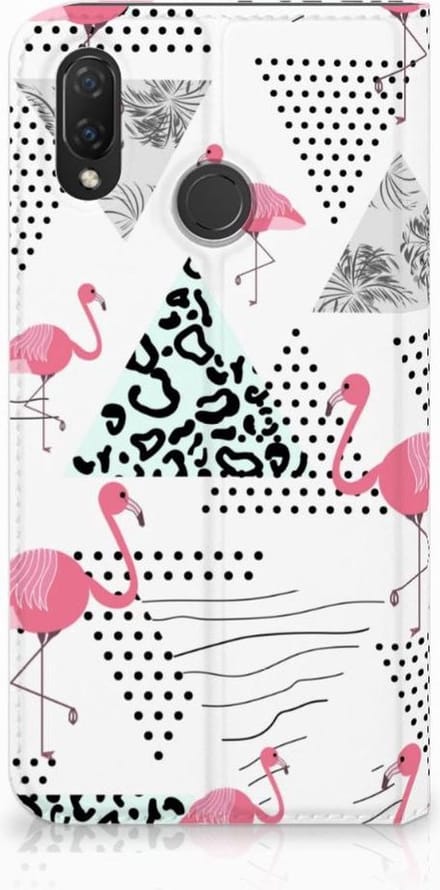 Huawei P Smart Plus Hoesje maken Flamingo Triangle