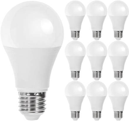 LED Lamp 10 Pack - E27 Fitting - 12W - Warm Wit 3000K