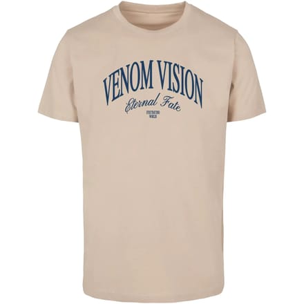 Mister Tee - Venom Vision Heren Tshirt - L - Creme