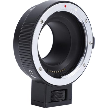 Adaptateur d'objectif EF vers EOSM, mise au point automatique, stabilisation IS, contacts électroniques métalliques, adaptateur de monture d'objectif black