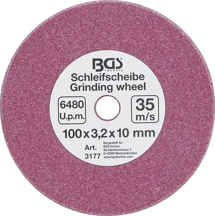 BGS Slijpschijf voor BGS 3180 Ø 100 x 3,2 x 10 mm