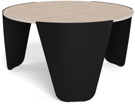 Salontafel Cora Keramiek Beige Ø80cm - Giga Living
