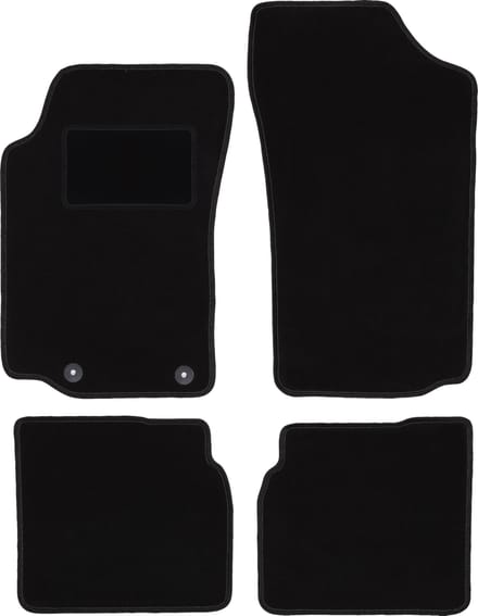 Zwarte veloursmatten voor: Peugeot 306 cabrio (1993-2001)