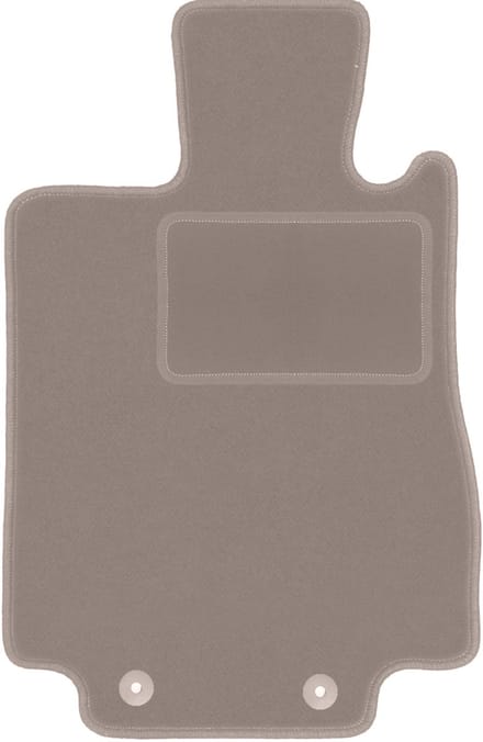 Beige bestuurdersmat voor: Mercedes S W220 4Matic lang (1998-2005)
