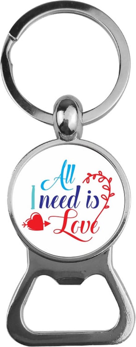 Bieropener Glas - All I Need Is Love