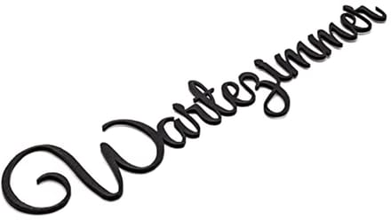 Zelfklevend Deurbordje met Naambelettering - Uniek en Handgemaakt