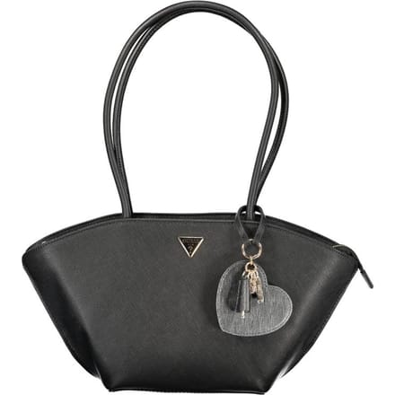 GUESS schoudertas Bolena Shoulder Satchel Bag Black zwart