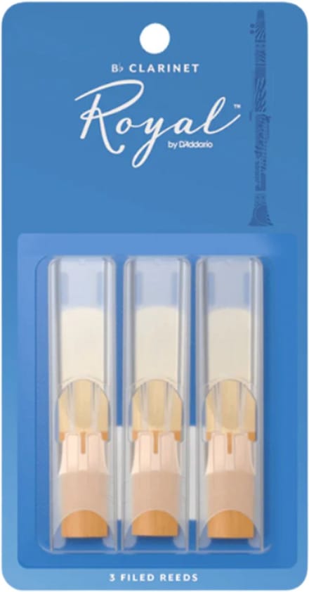 D'Addario Woodwinds 2,5 Royal Klarinet 3-Pack