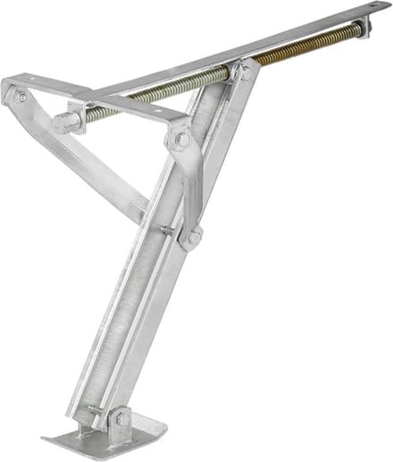 ProPlus Caravanhoeksteun - Kantelbare voet - Compact - 500 kg draagvermogen - 438 x 265 x 410 mm