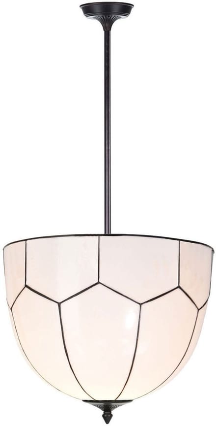 Tiffany up-light Hanglamp Carraway - Art Deco Trade