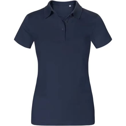 Damespolo 'Jersey' met korte mouwen Navy - 3XL