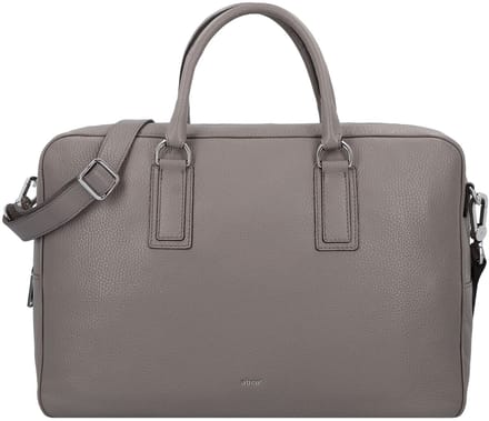 abro Adria Schoudertas Leer 39 cm - Dames - zinc