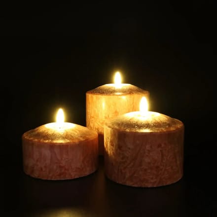 Mansion atmosphere Ledkaars Marble rood – 10x7,5cm