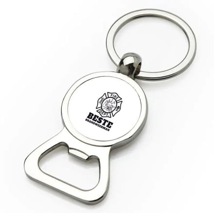 Akyol - beste brandweerman flesopener - Beste brandweerman - firefighter - cadeau - 9 bij 3 cm