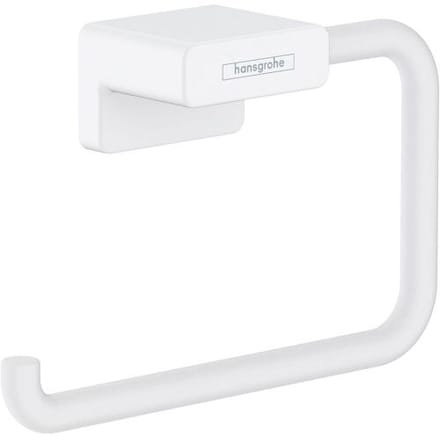 Hansgrohe Addstoris Closetrolhouder - zonder klep - mat wit