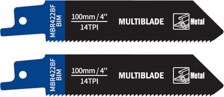 Multiblade Reciprozaagblad BIM MBR422BF Metaal 100 mm 2 stuks