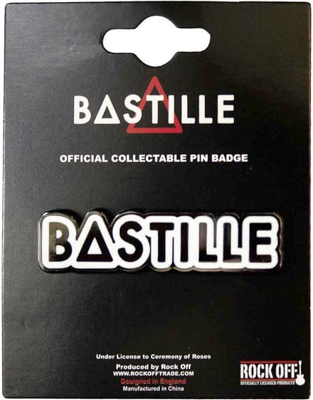 Bastille - Logo Pin - Zwart