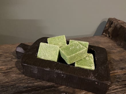 1x Amberblokjes - geurblokjes - Jasmijn - Jasmijn groen - Jasmine green