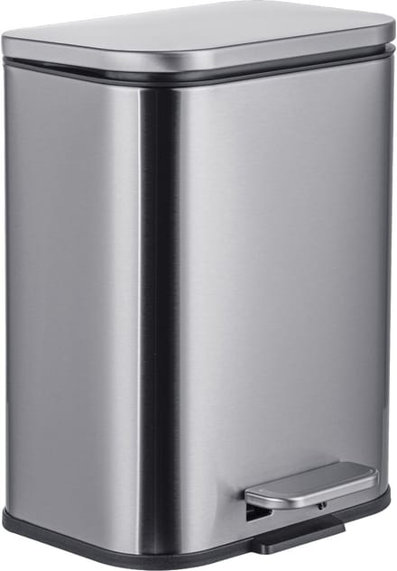 Badkamer prullenbak - 5 l - fingerprintproof - rvs