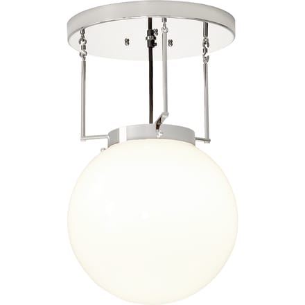 Tecnolumen - DMB 26 Bauhaus-Plafondlamp - vernikkeld - 40 cm - zilver