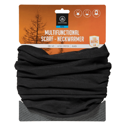 Morethansocks - Thermo nekwarmer/sjaal uniseks - 1-Stuk - Grijs / One Size