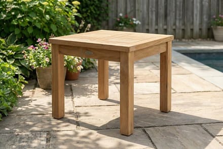 Teakea - Devi bijzettafel teak 50 x 50 x 45 cm - voor buiten