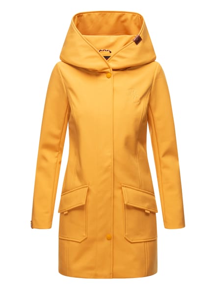 Marikoo dames softshelljas – Mayleen, waterafstotend met capuchon