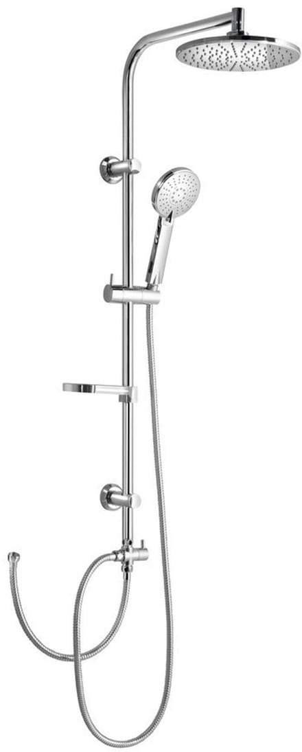 Aqualine Douches - Doucheset Zara zonder kraan, 22 cm, 1 jet, chroom SL420