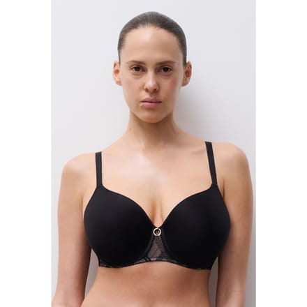 Chantelle Graphic Support Bra T-shirt Black Größe: C70 | BHs Outlet | Damen | Schwarz