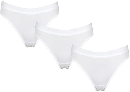 3-Pack Dames Bikini slip Wit - maat S