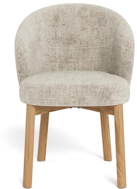 Eetkamerstoel Darlene Met Armleuning Juto Beige Set van 2 - Giga Living