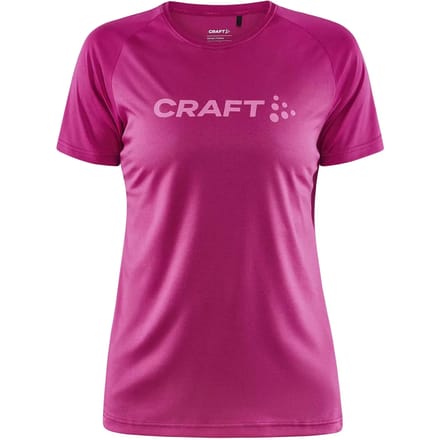 Craft - CORE Essence Logo Tee W - Sportshirt - Roze - Dames - Maat M