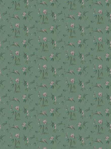 Boråstapeter Vliesbehang 5535 - Swedish Grace - Klassiek Groen - 49cm x 2.65m