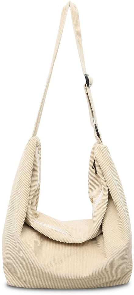 Dailygoods- Schoudertas Hoge Kwaliteit - Corduroy - Verstelbare