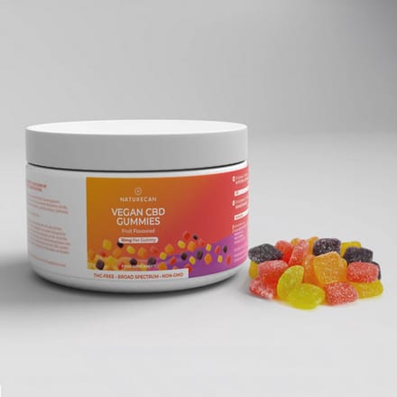Naturecan CBD Gummies Vegan - 25 mg CBD - 30 Gummies - THC-vrij