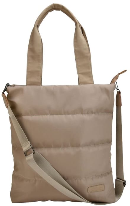 Padded Shopper Beige / Taupe - Dames Shopper - Boodschappentas - Mom Bag