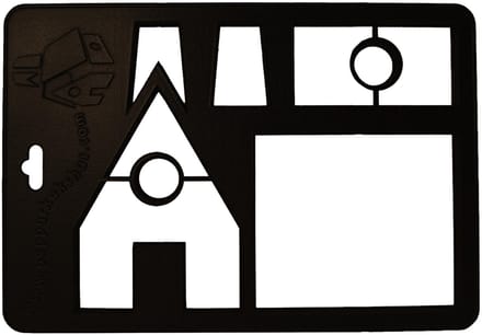 GastroMax 3D-uitsteekvormpje Peperkoekhuisje, breedte: 285 mm