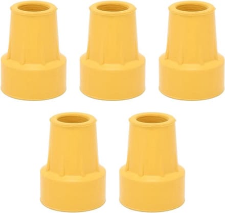 - 5 Pack Riettips antislip rubberen wandelstok tips voor 19 mm