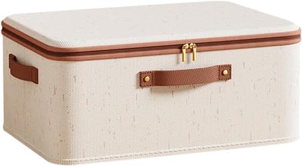 Stoffen Opbergbakken - Opbergdozen Container - Ruimte Besparen - Stofdichte Ritssluiting - 15L - Meerkleurig