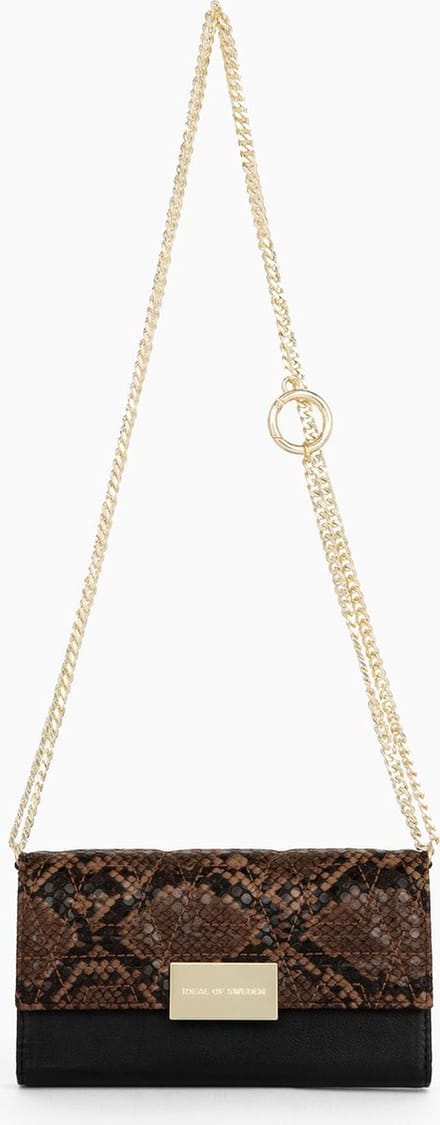 IDeal of Sweden Statement Clutch iPhone 12 Mini Sunset Snake