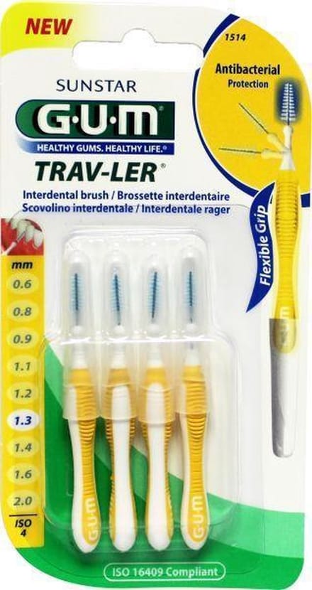 Gum Trav-ler Extra Fine 1.3 mm - 4 st - Rager