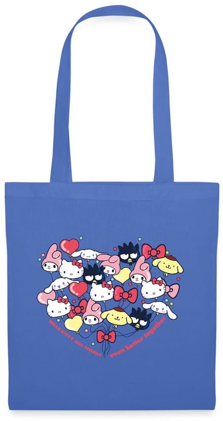 Hello Kitty En Vrienden Ballonnen In Hartvorm Tas Van Stof Schoudertas
