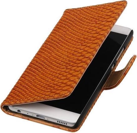 BestCases.nl Huawei Honor 6 Slang booktype hoesje Bruin