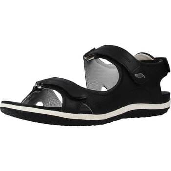 GEOX SANDAL VEGA DAMES Sandalen - ZWART