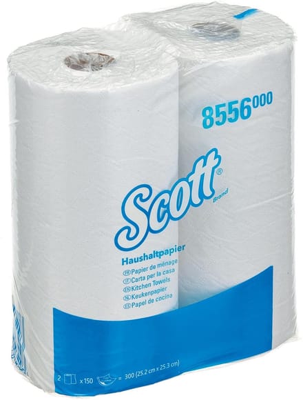 Scott Comfort keukenrol | 2-laags | 150 vellen | pak van 2 rollen