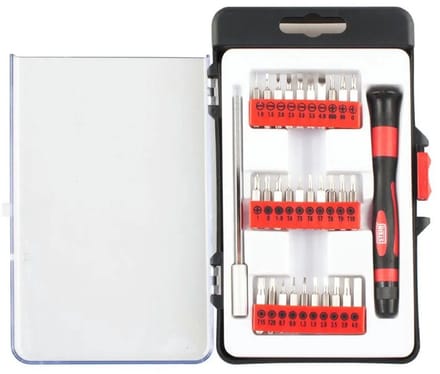 Stein Cr-v Precision 30 In 1 Schroevendraaierset Transparant