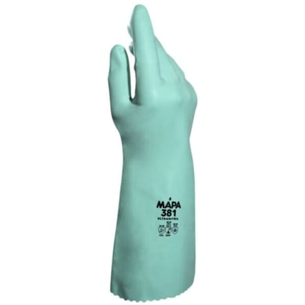 1 paar chemische handschoenen »Ultranitril 381« maat XL