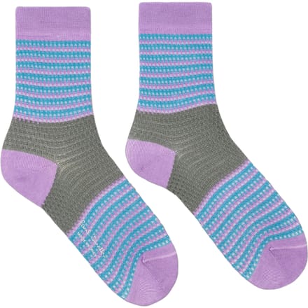 Paul Smith Sock Crochet Stripe Mauve Größe: OS | Socken Outlet | Damen | Violett